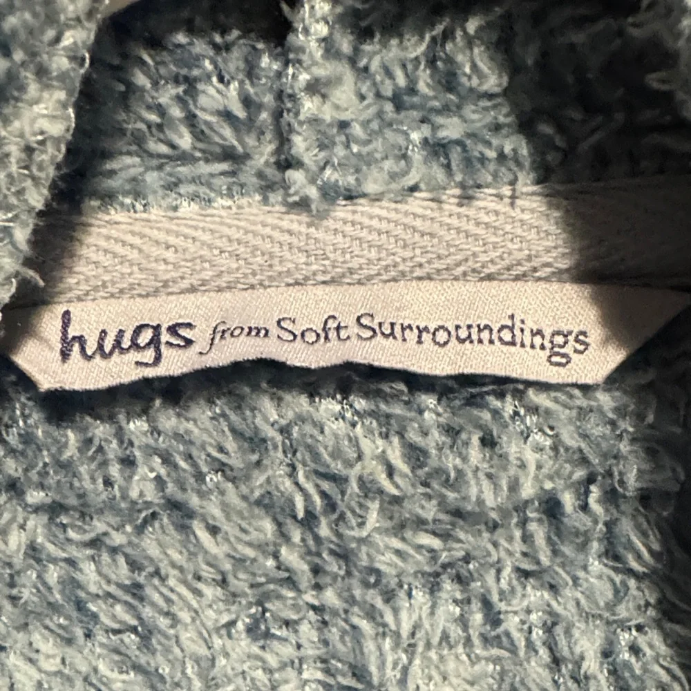 Soft Surroundings Light Blue Open Cardigan